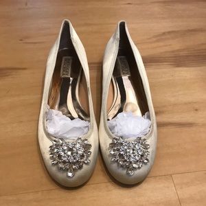 Badgley Mischka Embellished Flats